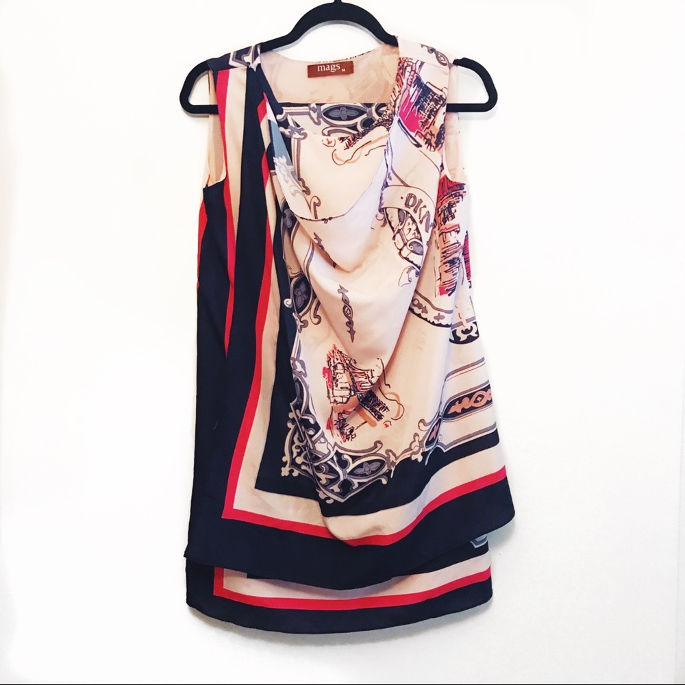 Scarf Style Mini Dress